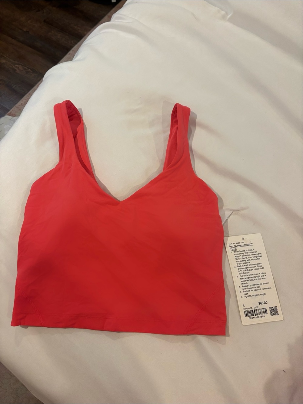 lululemon athletica pink align tank top